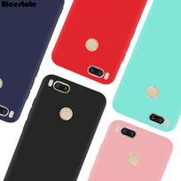 For Xiaomi Mi A1 Casess Frosted Matte Soft TPU Silicone Case Xiaomi Mi5X MiA1 Phone Protective Case Xiaomi Mi A1 dangaus mėlyna spalva