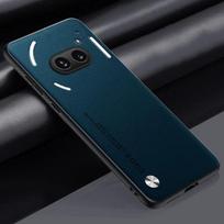 Paprastas PU odos telefono dėklas Nothing Phone 3A Pro matinis dangtelis silikoninis smūgiams atsparus minkšto krašto dangtelis Nothing Phone 2A Plus Nothing Phone 2A žalia
