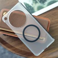 For OPPO Find N6 Case Magnetic For MagSafe Matte Transparent PC Hard Phone Cover Equipped With Central Hinge Protection Shell OPPO Find N6