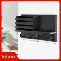 In-Stock Wooden Wall-Mounted Key Rack & Mail Organizer Shelf juoda