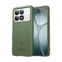 For Xiaomi Redmi K70 Ultra Case Xiaomi Redmi K70 Ultra Cover Shockproof Armor Rubber Anti-Slip Phone Case Xiaomi Redmi K70 Ultra Redmi K70 Ultra žalia