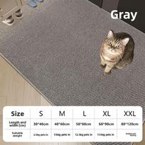 Sisal Like Cat Scratching Mat 2026 Wear Resistant Non Slip Stable For All Seasons Grinding Claw (grey,S) pilka
