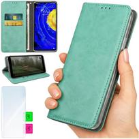 Etui Typu Portfel Do Motorola Edge 50 Pro - Zielony  Pokrowiec Bluemoon