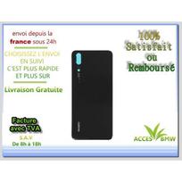 Vitre Arrière - Huawei - P20 - Noir - Expédition rapide - Cache Batterie juoda