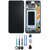 Ecran LCD & Vitre tactile - SAMSUNG - Galaxy S10 (G973F) - Assemblés sur châssis - Noir - Original juoda