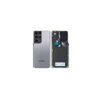 Cache batterie vitre arrière - SAMSUNG - Galaxy S21 Ultra 5G (G998) - Phantom Titanium gris - GH82-24499C