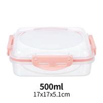 Microwaveable Food-Grade Lunch Box for Sandwiches, Sushi, Bread, and Toast