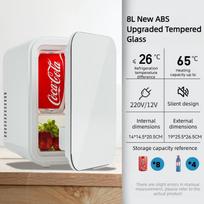 Large Capacity Car Refrigerator Car Home Dual-use Mini Beauty Mirror Cosmetics Fridge Dormitory Small Refrigerator