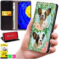 Etui Typu Portfel Do Motorola Moto G56 - Pokrowiec Bluemoon Nadruk + Szkło 9H