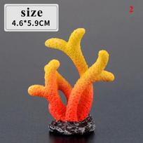 Resin Aquarium Artificial Coral Reef Colorful Fish Aquarium Decoration Lanscaping Ornament Aquarium Accessories Coral Ornaments
