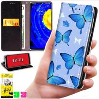 Etui Typu Portfel Do Motorola Edge 70 - Pokrowiec Bluemoon Nadruk + Szkło 9H
