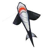 Big Shark Shaped Kite Easy To Fly Cute Animals Kite with Wire Board Marine Animal Kite Enhance Coordination for Boys Girls