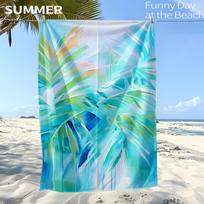 Quick-Drying, Water-Absorbing, Easy-to-Carry Beach Towel & Bathrobe 35x75 cm