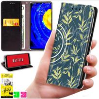 Etui Typu Portfel Do Xiaomi Redmi 15C 5G 173Mm / Poco C85 - Pokrowiec Bluemoon Nadruk + Szkło 9H