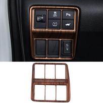 Automobilio interjero persiko medžio rašto vidinės durų rankenos apdailos rėmelis Automobilio stilius Honda CRV CR-V 2017 2018 Wood ColorccY