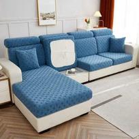 Storas žakardo vilnos sofos čiužinys Sekcijinis sofos užvalkalas L formos sofos sėdynės užvalkalai fotelio kėdės poilsio dėklas Headrest Cover S