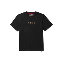 Timberland Graphic Print Crew Neck American Vintage Short Sleeve T-Shirt Unisex T-Shirts Black A5TCQ-001 L black