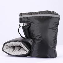 Motorcycle Handlebar Gloves Rainproof Hand Protector Black Handlebar Protector Gloves for Snowmobile average size juoda