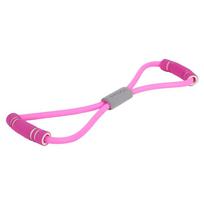 1PC Stretch Band Rope Latex Rubber Arm Resistance Fitness Exercise Pilates Yoga Gym rožinė