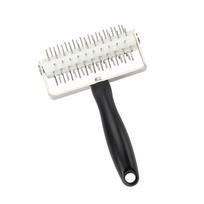 Leeseph Stainless Steel Dough Roller Docker with PP handle, Pizza Roller Pin Wheel Hole Puncher for Pie Bread, Kitchen Gadget white
