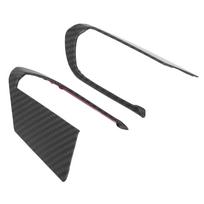 Steering Wheel Button Cover Trim Decoration Sticker Carbon Fiber Style Replacement for Mazda 3