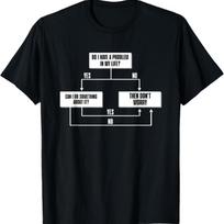 Stoic Flow Chart Philosophy Marcus Aurelius Wisdom T-Shirt S juoda