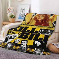 Horror film Kill Bill Blanket For Sofa Office Bed Plane Travel Sleep Read Relax Camping Soft And Warm 30x40in