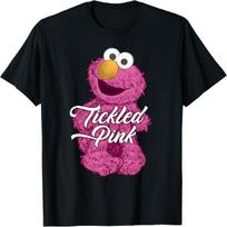 Sesame Street Elmo Tickled Pink T-Shirt S juoda
