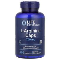 Life Extension, L-Arginine Capsules, 700mg, 200 Veggie Capsules