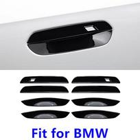 Skirta BMW X1 X2 ix1 U11 U10 2026-2026 Automobilio durų rankenos dangtelis durų rankenos dubenėlio lipdukas apsauga nuo įbrėžimų apdaila juoda