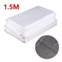 Transparent Perforated Film Garden Plant Flower Seed Protection Cover Breathable Greenhouse Weed Control Pre-Punched Hole Film Length 1m