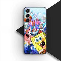 Dėklas Samsung Galaxy S20 S22 S21 FE Ultra Plus A07 A17 A15 A16 A25 A57 A37 Telefonui Minkštas dėklas S-SpongeBobs S-SquarePants Galaxy A15
