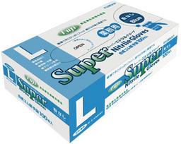 Shobido Fuji Fuji Super Nitrile Gloves Blue L Powder-Free mėlyna