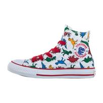 (GS) Converse Chuck Taylor All Star High 'Dinoverse Print' Vaikams 663636C EU 37.5 white