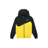 Nike Colorblock Knit Hooded Jacket Black Yellow Blackyellow Men's CT3425-780 S