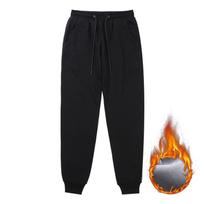 Spring/Autumn Kids' Cotton Fleece Casual Sweatpants for Boys and Girls Child 2XL/130CM juoda