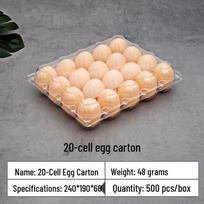 Disposable Transparent PET Egg Carton