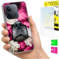 Etui Do Xiaomi Redmi 15C 5G 173Mm / Poco C85 Case Plecki Pies + Szkło 9H
