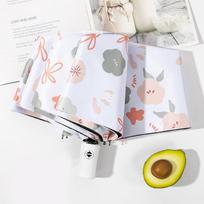 Little Cloth Forest Automatic Compact Sun/Rain Umbrella