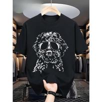 Men's  Lagotto Romagnolo Dog Breed T-Shirt - Neck Tee Suitable for All Seasons, Casual Wear, Regular Fit Shirt for Lagotto Owners & Dog Loversnew Tab S juoda
