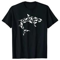 Great White Shark Lover Marine Biology Animal Science T-Shirt Men Women Plus Size O-Neck Streetwear Unisex Tees S įvairiaspalvis