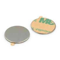 Magnes Neodymowy Walcowy 20X1 Mm Klej 3M Samoprzylepny, Okrągły, Hunter
