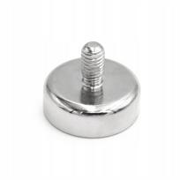 Magnes Neodymowy Uchwyt W Obudowie, Gwint Zewnętrzny D20X7Mm M5