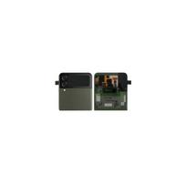 Original Cache Batterie Vitre Arrière Supérieur Kaki pour Samsung Galaxy Z Flip4 5G F721 GH97-27947J