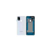 Cache batterie / vitre arrière - SAMSUNG - Galaxy A21S (A217) - Blanc Prism - Premium - Pièce de remplacement