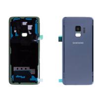 Cache batterie (vitre arrière) - SAMSUNG - Galaxy S9 G960F - Bleu corail - Originale - Pièce détachée