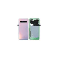 Vitre arrière (cache batterie) - SAMSUNG - Galaxy S10 5G G977 - Premium Crown Silver - Vert