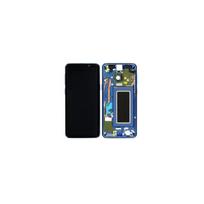 Écran OLED avec vitre tactile - SAMSUNG - Galaxy S9 G960 - Châssis bleu - Taille originale