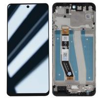 Complete Block for Motorola G14 LCD Screen + Touch Digitizer and Black Frame