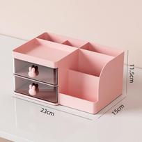 Desktop Multi-Grid Cartoon Storage Box for Cosmetics and Stationery